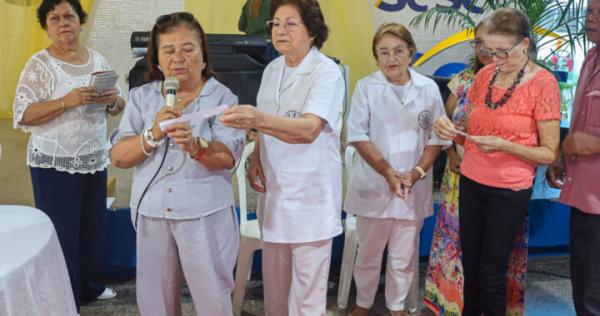 Grupo 60+ celebra Páscoa no Sesc Ilhotas.(Imagem:Divulgação)