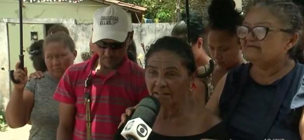  Maria de Jesus perdeu a filha, o genro e um neto e tem mais três netos desaparecidos. (Imagem:Reprodução/TV Clube )