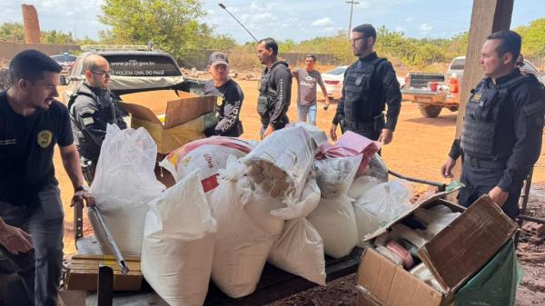 Secretaria de Segurança incinera aproximadamente 1 tonelada de drogas apreendidas no litoral do Piauí(Imagem: Ascom SSP-PI)