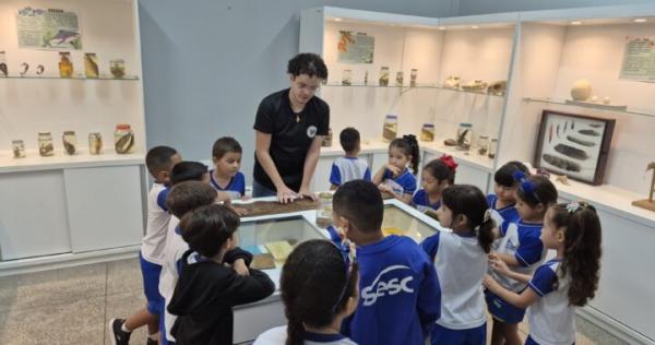 Alunos do Sesc descobrem o mundo animal em visita &agrave; Cole&ccedil;&atilde;o Zool&oacute;gica da UFDPar.(Imagem:Divulga&ccedil;&atilde;o)