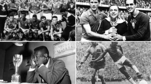 No dia 29 de junho de 1958, a Seleção Brasileira conquistava sua primeira estrela! (Imagem:FIFA e Acervo CBF)