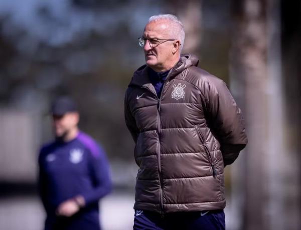 Dorival Júnior, técnico do Corinthians, em treino de preparação para o Dérbi.(Imagem:Rodrigo Coca / Ag.Corinthians)