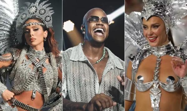 Anitta, Leo Santana e Paolla Oliveira cobram cachês milionários por suas participações no Carnaval ? Foto:(Imagem:Reprodução/Instagram/Divulgação / Brenno Carvalho)