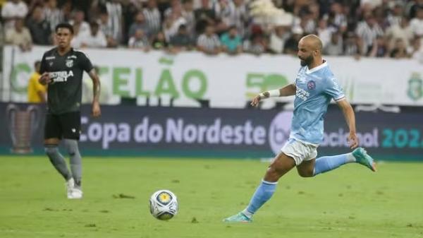 Thaciano em Ceará x Bahia(Imagem:Tiago Caldas / EC Bahia)