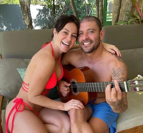 Paolla Oliveira e Diogo Nogueira(Imagem:Reprodução/Instagram)