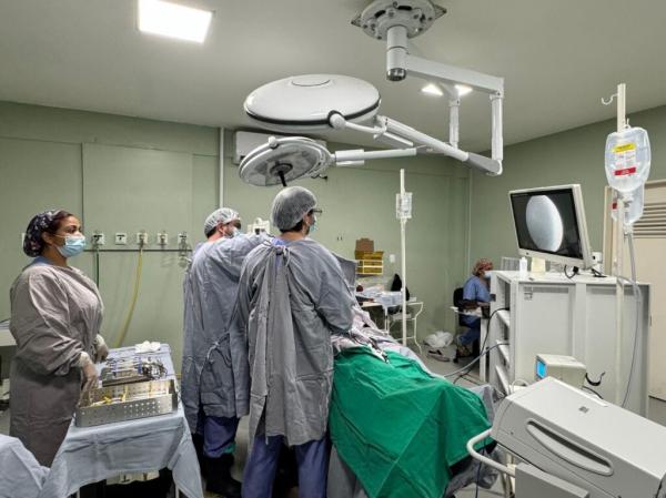 Cirurgia realizada no HPM(Imagem:Ascom Sesapi)