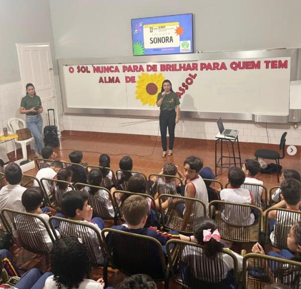 Floriano lan&ccedil;a Campanha de Combate &agrave; Polui&ccedil;&atilde;o Sonora 2026 com a&ccedil;&atilde;o educativa em escola particular.(Imagem:Reprodu&ccedil;&atilde;o/Instagram)