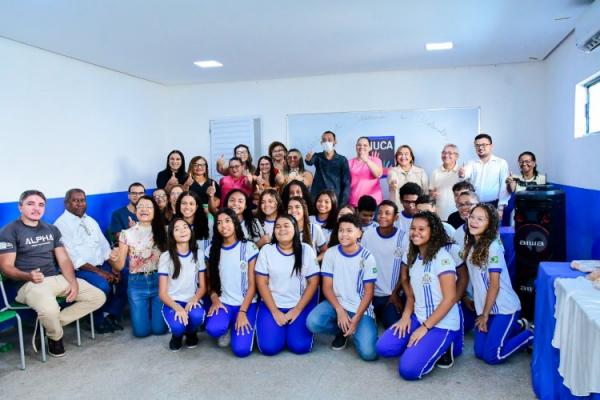 Prefeitura de Floriano realiza lançamento do NUCA na Escola Municipal José Francisco Dutra.(Imagem:Secom)