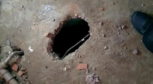 Presos fazem buraco em forro de cela e tentam fugir de penitenciária no Litoral do Piauí(Imagem:Reprodução)