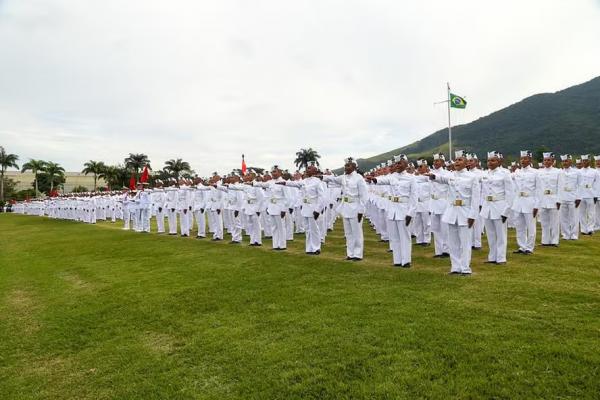 Formatura do Curso de Formação de Soldados Fuzileiros Navais em 2023.(Imagem:Divulgação)