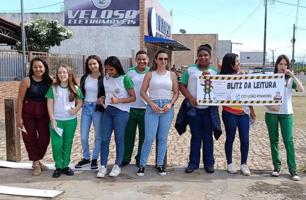 Estudantes da rede estadual levam leitura e matemática às ruas de Guadalupe em preparação para o Enem e Saeb(Imagem:Divulgação)