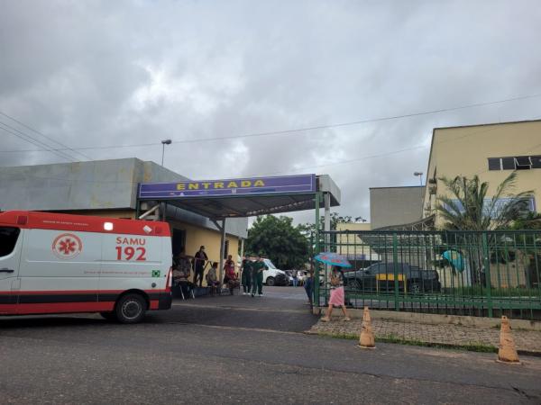 Hospital de Urgência de Teresina (HUT)(Imagem:Carlienne Carpaso/ ClubeNews)