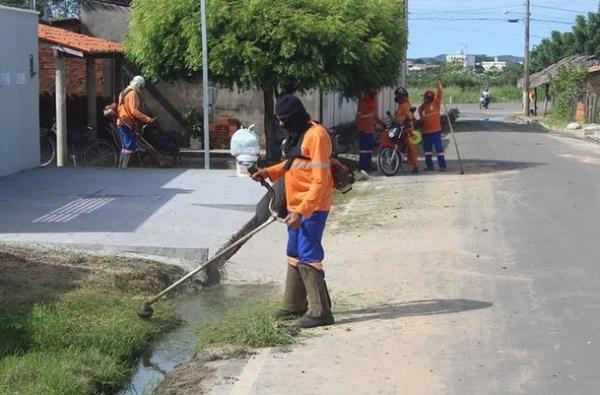 Secretaria de Infraestrutura realiza mutirão de limpeza em Barão de Grajaú.(Imagem:Reprodução/Instagram)