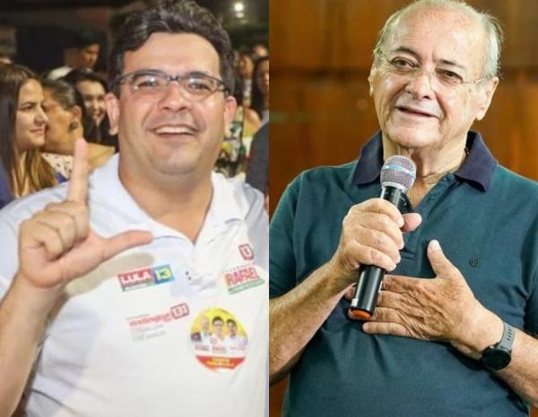 Rafael Fonteles e Silvio Mendes polarizam a disputa.(Imagem:Reprodução)