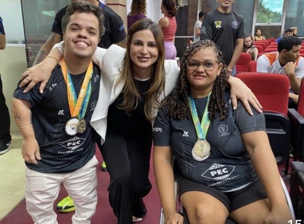 Com bolsas de at&eacute; R$ 1,5 mil, programa impulsiona talentos e valoriza o esporte no Piau&iacute;.(Imagem:Ascom Secepi)