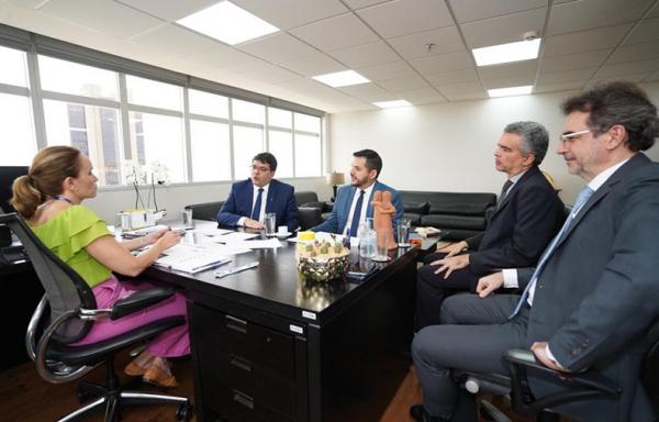 Rafael Fonteles visita ministérios em Brasília e tem reunião com presidente do FNDE.(Imagem:Divulgação )