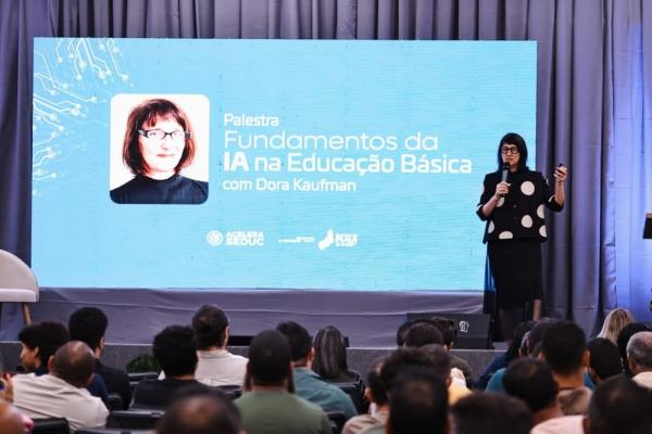 Em visita ao Piauí, pesquisadora Dora Kaufman elogia modelo de ensino de Inteligência Artificial implementado nas escolas estaduais(Imagem:Divulgação)