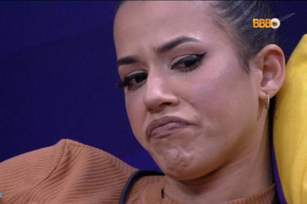 Larissa admite que não vê chances de ficar no BBB 22(Imagem:Reprodução)