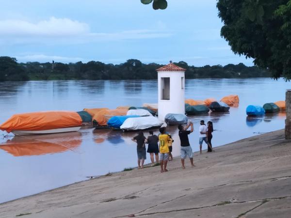 Floriano em alerta: nível do rio Parnaíba deve subir nas próximas horas(Imagem:FlorianoNews)