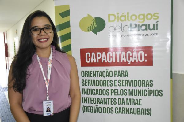 Estela Miridan, diretora de Saneamento da Agrespi.(Imagem:Francisco Gilásio)