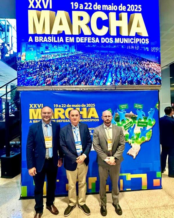 Prefeito de Floriano participa da XXVI Marcha a Brasília em Defesa dos Municípios.(Imagem:Secom)