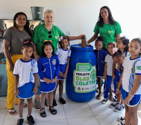 Comunidade de Floriano abraça o Projeto Ambiental Óleocoletar.(Imagem:Reprodução/Instagram)