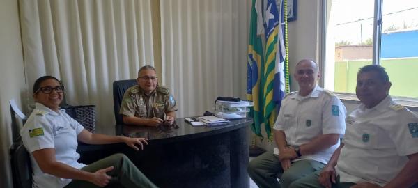 Diretoria de Saúde da PMPI visita 3º BPM em Floriano e reforça cuidados com policiais militares.(Imagem:Divulgação/PM)