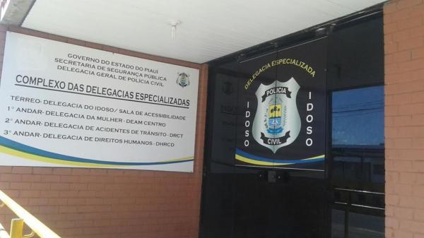 Delegacia Especializada em Atendimento a Mulher, no Centro de Teresina.(Imagem:Catarina Costa/ G1 PI)