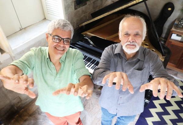 Pianistas Cristovão Bastos e Leandro Braga(Imagem:Divulgação)