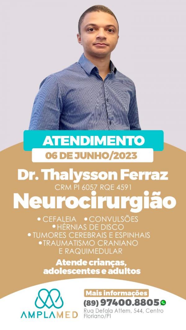 Dr. Thalysson Ferraz(Imagem:Divulgação)