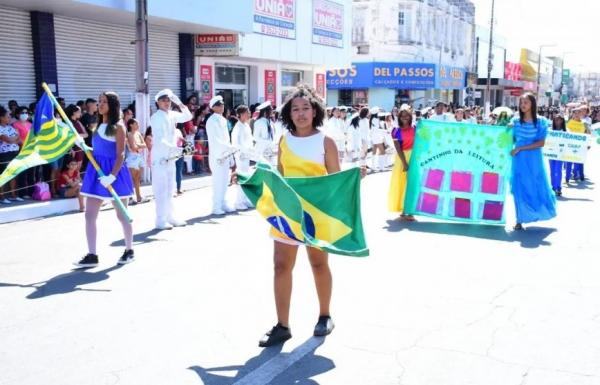 Bicentenário: Desfile Cívico e Repique dos Sinos marcam o 7 de setembro em Floriano.(Imagem:Secom)