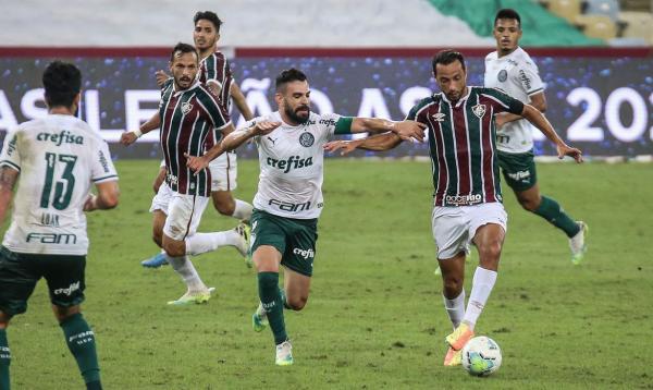 Fluminense e Palmeiras ficam no empate no Maracanã.(Imagem:Lucas Mercon/Fluminense F.C./Direitos Reservados)