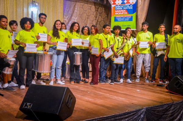 Realizada formatura solene do segundo módulo da Escola de Artes Maria Bonita do Grupo Cultura de Rua. (Imagem:M.K Fotos)