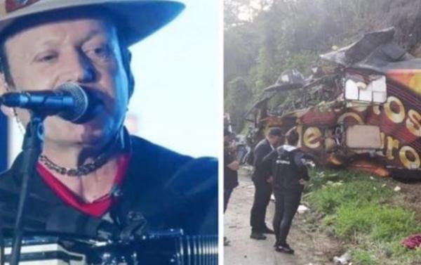 Cantor da banda Garotos de Ouro morre em acidente com ônibus(Imagem:Reprodução)