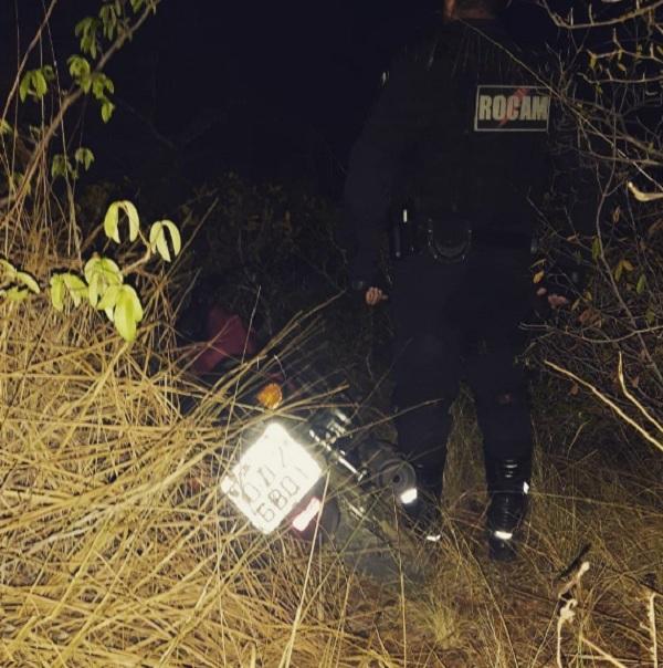 Polícia Militar recupera motocicleta roubada no bairro Meladão.(Imagem:Reprodução/Instagram)