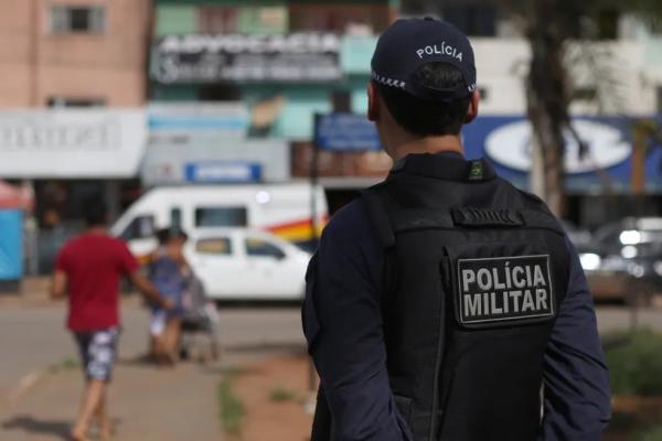 Polícia Militar atua na Estrutural, no Distrito Federal.(Imagem:Andre Borges/Agência Brasília)