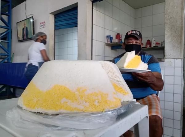  Dia Mundial do Cuscuz: o prato do Norte da África que se tornou alimento diário dos piauienses.(Imagem:Fernando Oliveira/g1 PI )