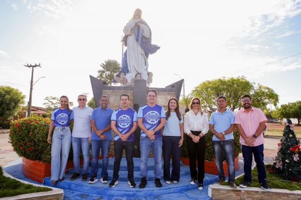  Em Caxing&oacute;, Ciro Nogueira participa de passeio cicl&iacute;stico e refor&ccedil;a entregas no munic&iacute;pio(Imagem:Ascom)