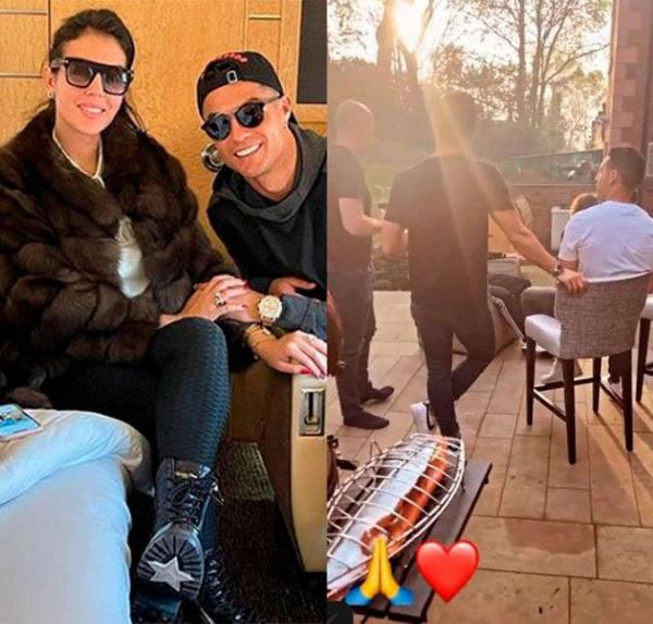 Namorada de Cristiano Ronaldo mostrou momento em família pouco antes de tragédia com morte do filho(Imagem:Reprodução)