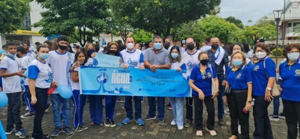 Seman realiza caminhada e plantio de mudas em ação da Semana da Água.(Imagem:Secom)