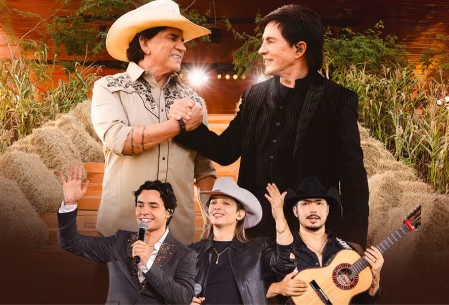 Chitãozinho & Xororó exaltam nova geração do sertanejo em show de 'Meninos de Roça': 'Nasceu do coração'
