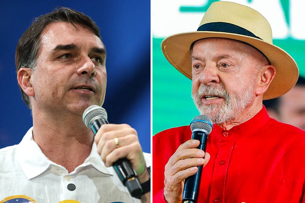 Flávio Bolsonaro e Lula estão no 2º turno

