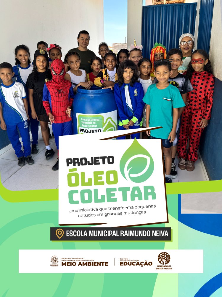 Floriano Avança na Agenda Verde com Reflorestamento, Coleta Seletiva e Educação Ambiental nas Escolas
