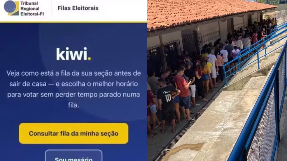 Eleições 2026: Sistema para consultar filas de votação volta no 2º turno no PI
