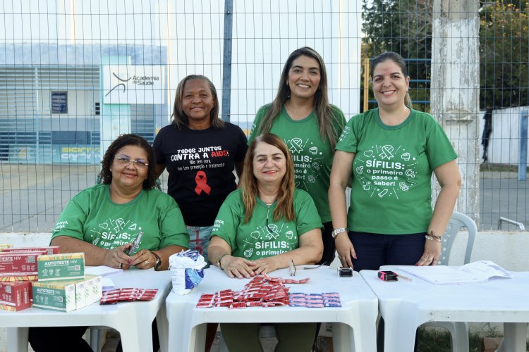 CTA realiza blitz educativa de prevenção à sífilis em Floriano
