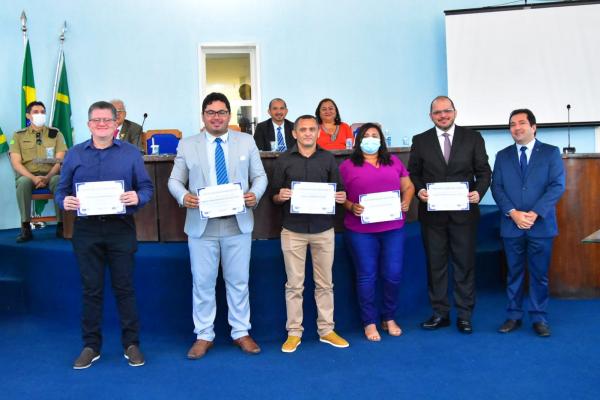 Sess&atilde;o solene na C&acirc;mara Municipal homenageia o Dia do Administrador(Imagem:CMF)